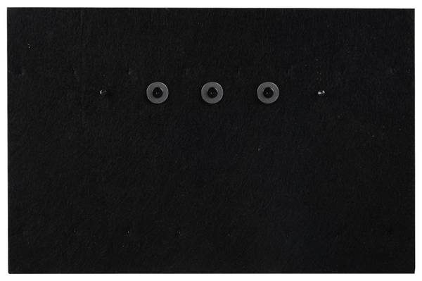 Schlüsselboard GRACE Schwarz - Holzwerkstoff - Textil - 31 x 20 x 2 cm