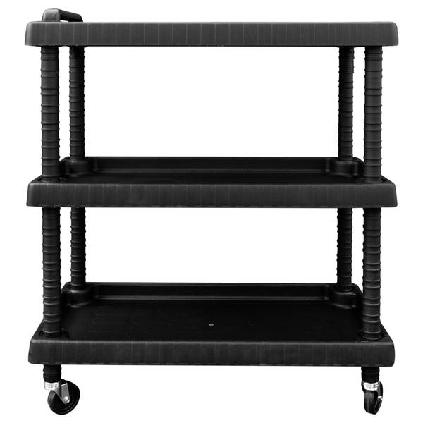 Werkzeugwagen 151828 Schwarz - Polyethylen - 75 x 92 x 37 cm