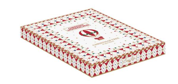 Servierplatte Weihnachtsbaum Wunderland Weiß - Porzellan - 16 x 21 x 16 cm