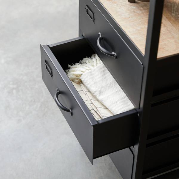 Hochschrank Industriel Anthrazit