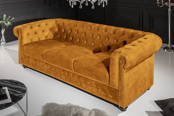 Sofa CHESTERFIELD Gelb