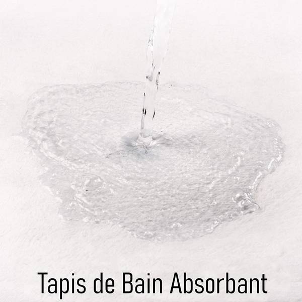 Tapis de bain Golden Leaves Doré - Textile - 70 x 2 x 110 cm