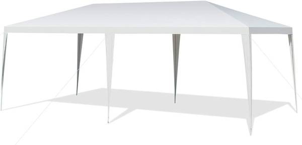 Tonnelle de Jardin AB5156FR Blanc - Textile - 300 x 260 x 900 cm