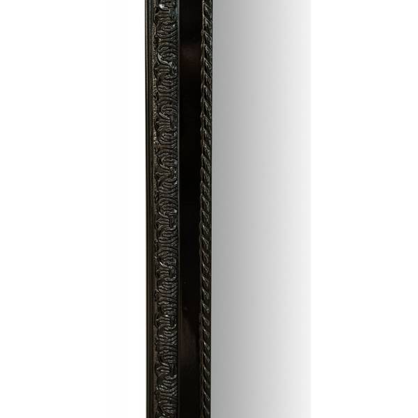 Spiegel SCHATTEN Schwarz - Massivholz - 4 x 82 x 35 cm