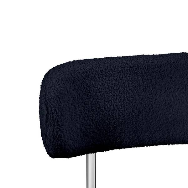 Barhocker NOVA 2er-Set Blau - Webstoff - 52 x 96 x 53 cm