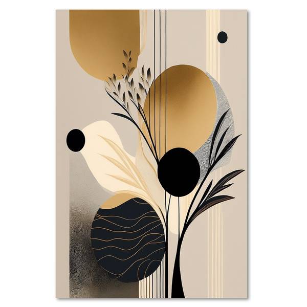 Tableau déco Abstraction Boho Glamour 40 x 60 cm