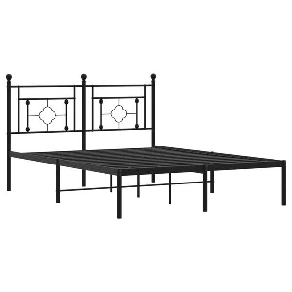 Bettgestell 3032737-2 Schwarz - 142 x 196 cm