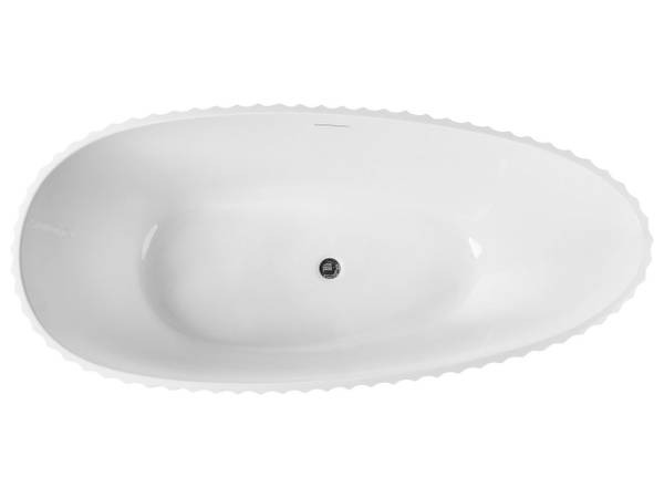 Freistehende Badewannen TEFE Weiß - Textil - 78 x 58 x 170 cm