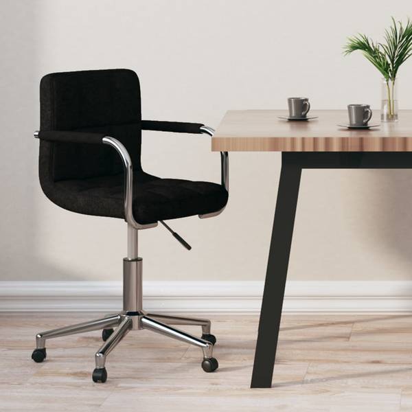 Bürostuhl 3011071 Schwarz - Polyester - Stahl - 48 x 86 x 48 cm