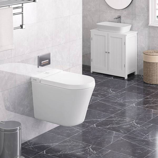 Wc Sitz Luke Weiß - Kunststoff - 37 x 5 x 47 cm