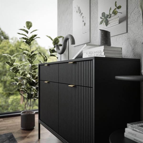 Dressoir CORTADO KSZ104 met laden zwart