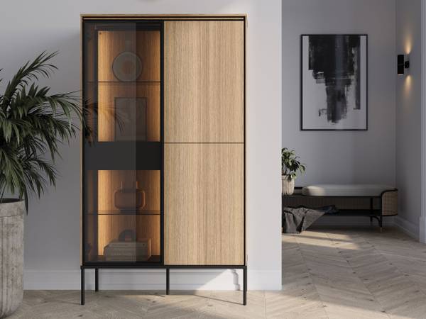 Kombikommode Visso 01 Braun - Holzwerkstoff - 91 x 158 x 34 cm