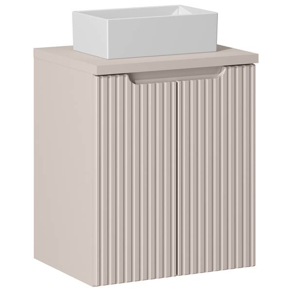 Waschtisch NEWPORT-56-34 Beige - Holzwerkstoff - 50 x 71 x 40 cm