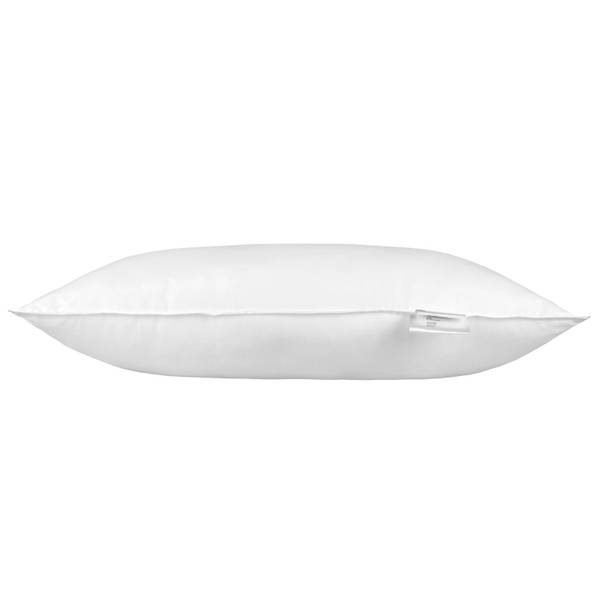 Super Mikrofaser-Kopfkissen Weiß - Textil - 40 x 15 x 80 cm