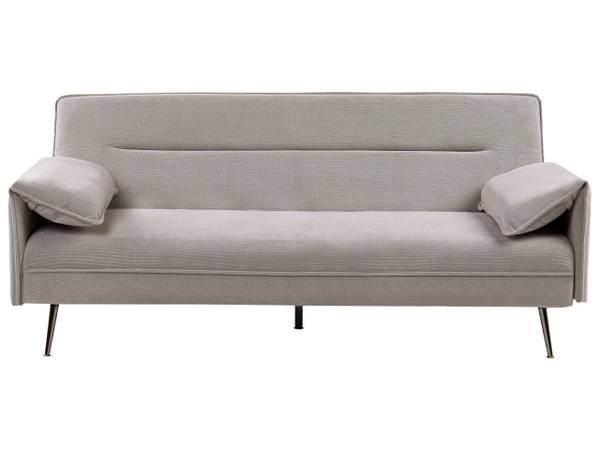 3-Sitzer Sofa VAYLA Grau - Silber