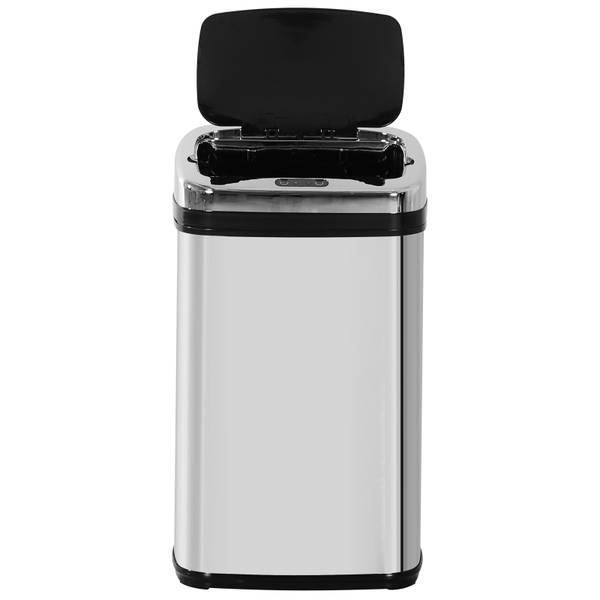 Mülleimer BB5102 Silber - Metall - 25 x 58 x 33 cm