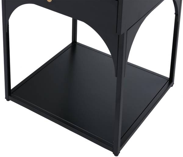 Nachtkastje O88 zwart