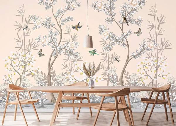 Fototapete 601524 Beige - Papier - 375 x 270 x 270 cm