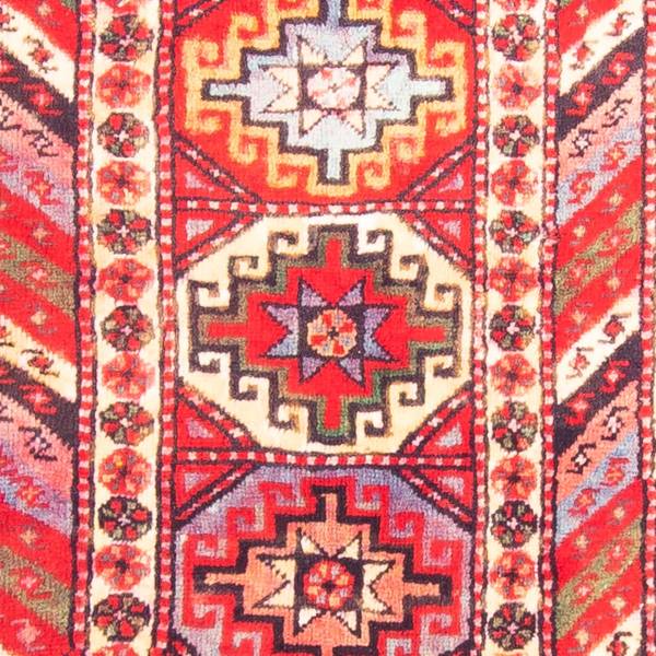Orientteppich Nomadic Rot - Wolle - 143 x 1 x 320 cm