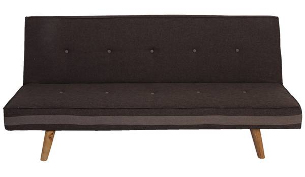 3-zitsbank  Ninove bruin - textiel - 177 x 78 x 90 cm