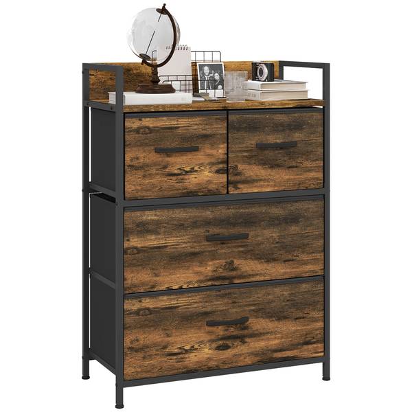 Kommode 831-760V00RB Braun - Textil - 29 x 85 x 60 cm
