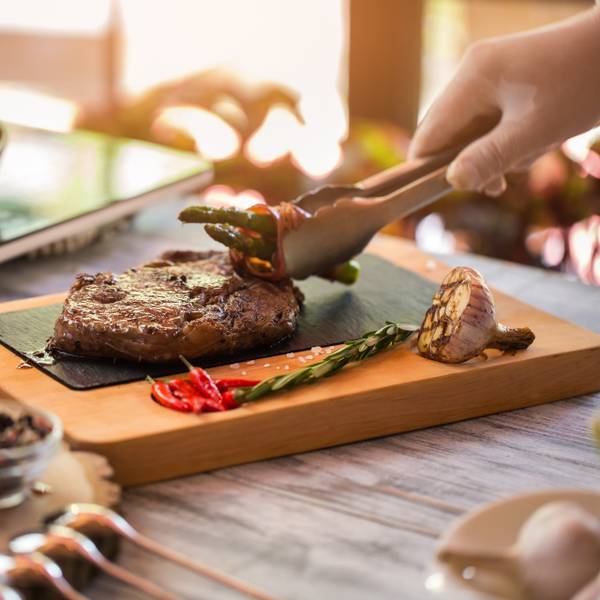 Barbecuetang met houten handgreep Aantal delen in de set: 1