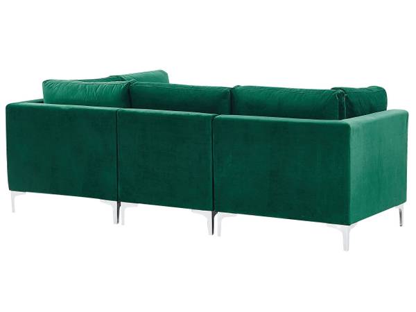 Modulsofa EVJA 2-tlg Grün - Textil - 235 x 84 x 85 cm