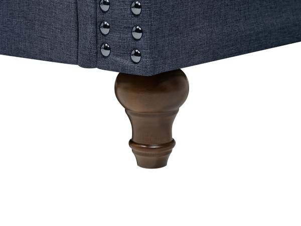 Sofa OTRA 3-tlg Dunkelgrau