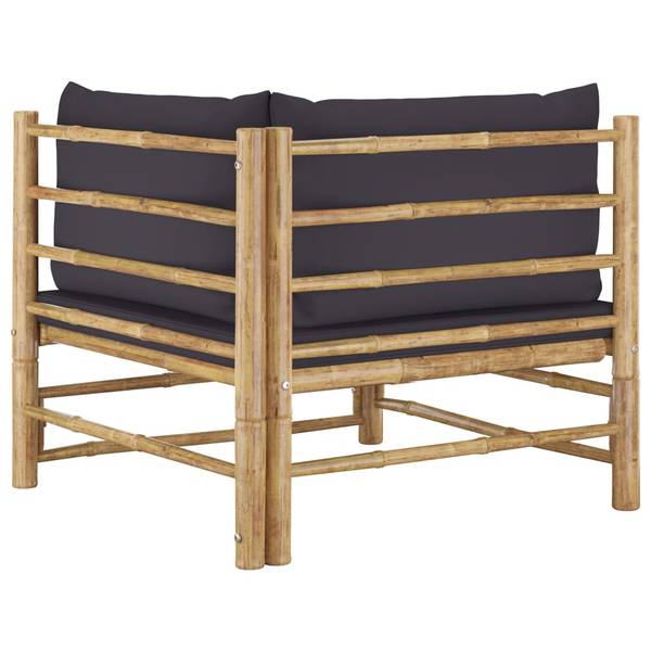Tuinset 3009675-1 Set van 2 grijs - polyester - 70 x 30 x 65 cm