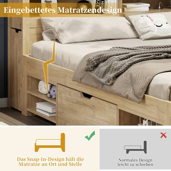 Einzelbetten K-926 Breite: 140 cm
