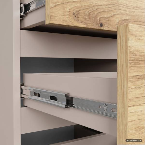 Kommode CL6 2529 Beige - Kaschmir - Eiche Dekor