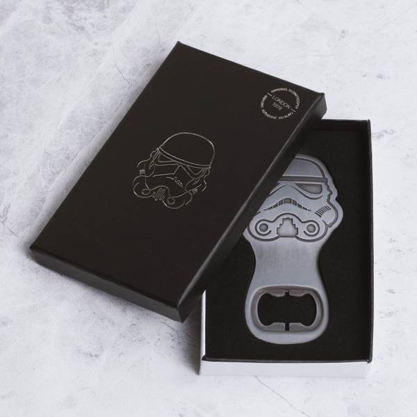 Décapsuleur Stormtrooper Gris - Acier inoxydable - 8 x 2 x 10 cm