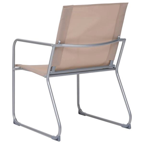 Ensemble de jardin 44354 (lot de 4) Gris - Polyester - Acier - 45 x 38 x 90 cm