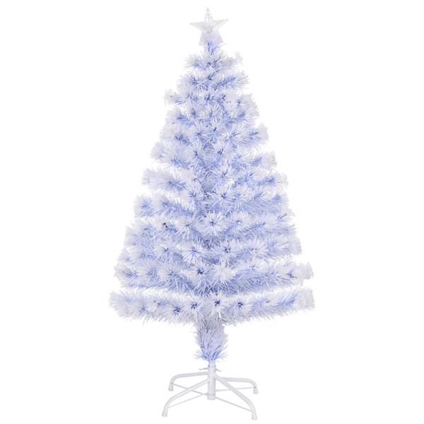 Künstlicher Weihnachtsbaum 830-242V91 Weiß - Kunststoff - 60 x 120 x 60 cm
