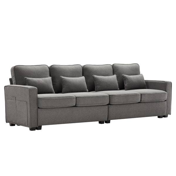 4-Sitzer Sofa Mercury Ⅷ Dunkelgrau