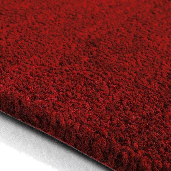Fußmatte Kokos 24 mm Rot - 100 x 100 cm