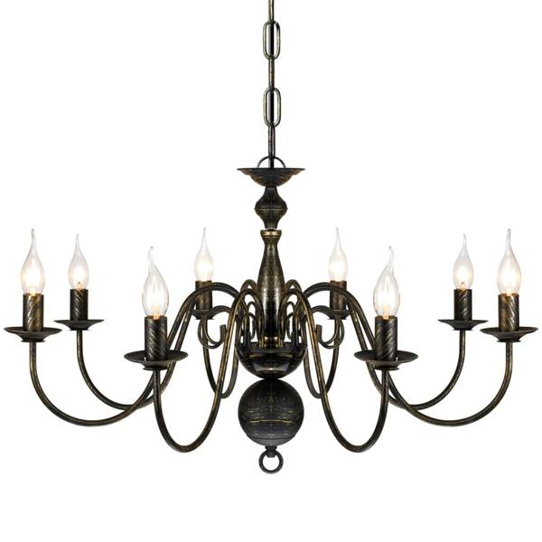 Deckenleuchte 291208 Schwarz - Metall - 80 x 45 x 80 cm