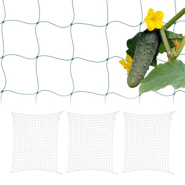 Ranknetz 200 x 250 cm 4er Set Grün - Polyethylen - 250 x 200 x 1 cm