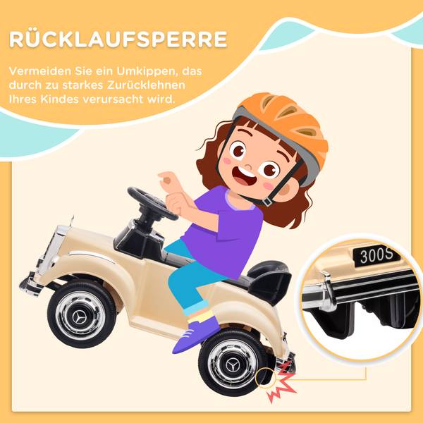 Rutschauto 370-290V00BG Beige - Kunststoff - 42 x 45 x 78 cm