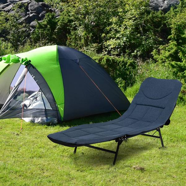 Karpfenliege ZB32918ZKDE Blau - Metall - 69 x 29 x 194 cm