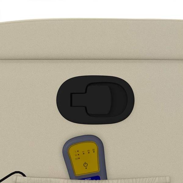 Fauteuil inclinable de massage 3032462 Crème - Blanc