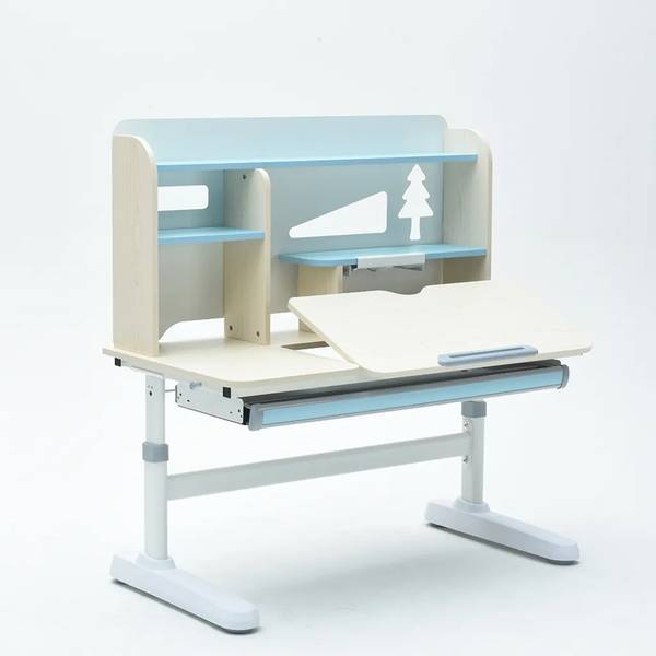 Schreibtisch SZB1 Blau - Holzwerkstoff - 65 x 75 x 120 cm