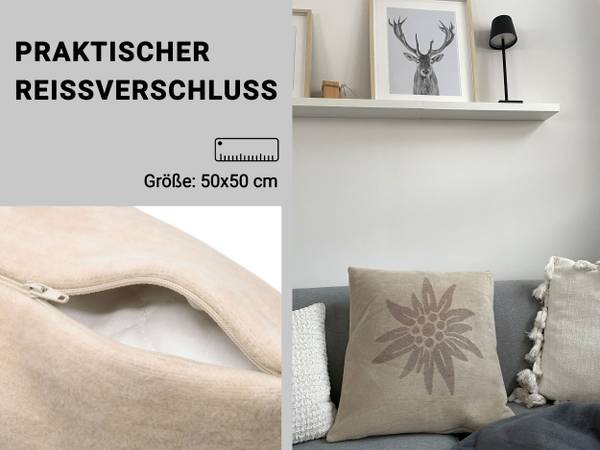 Kissenbezug 00000614 2er-Set Beige