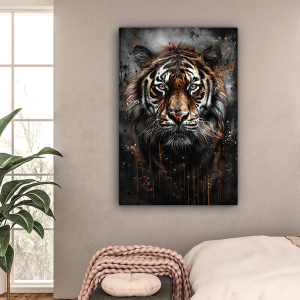LEINWANDBILD Tiger 80 x 120 x 80 cm