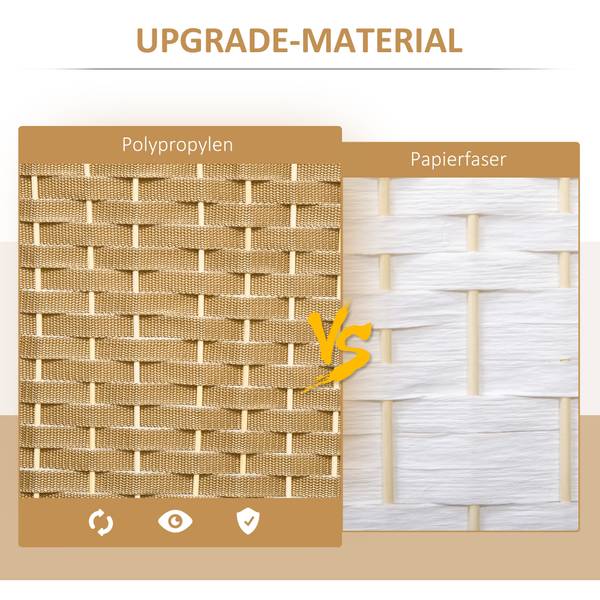 Paravent 830-814V01ND Bois - Profondeur : 240 cm