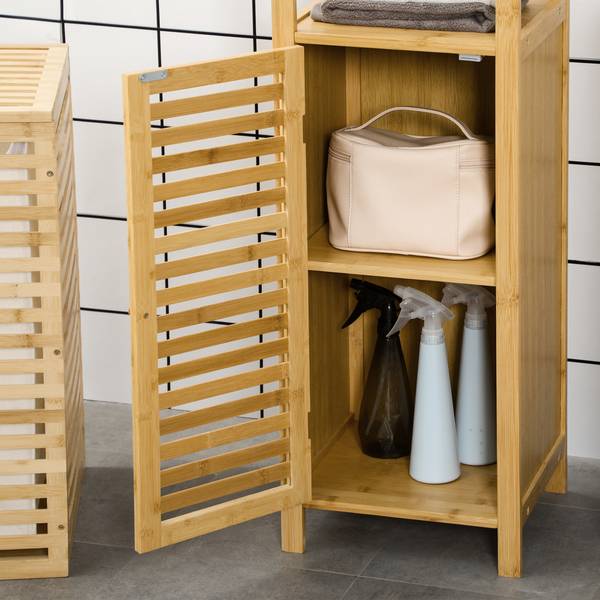Badezimmerschrank 834-467 Braun - Bambus - 30 x 120 x 33 cm