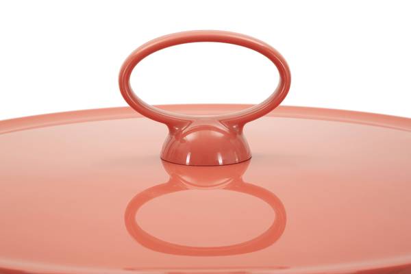 Table d'appoint Iris Rouge - Matière plastique - 44 x 43 x 44 cm