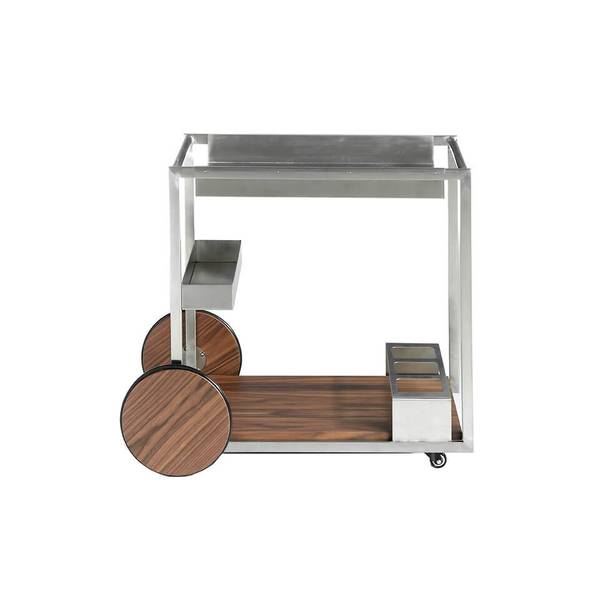 Minibar-Wagen 3116 Grau - Stahl - 80 x 74 x 45 cm