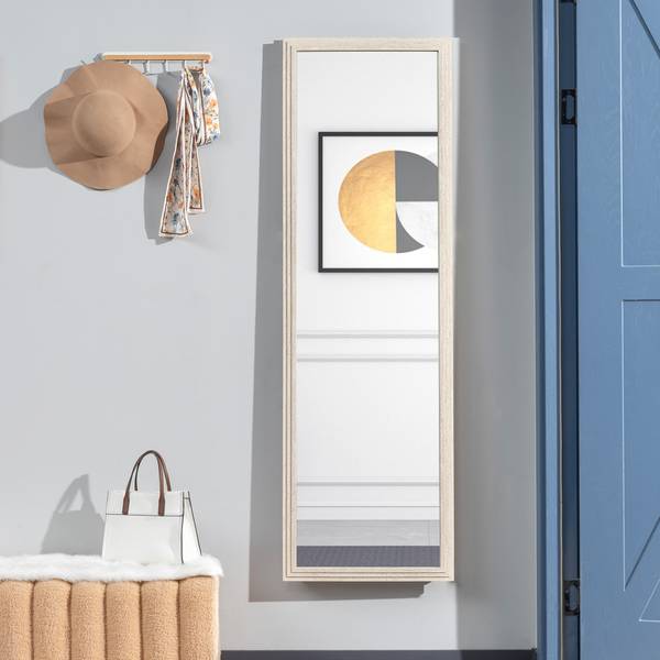 Lichaamslange spiegel 83D-069V00WT wit - glas - 4 x 160 x 50 cm