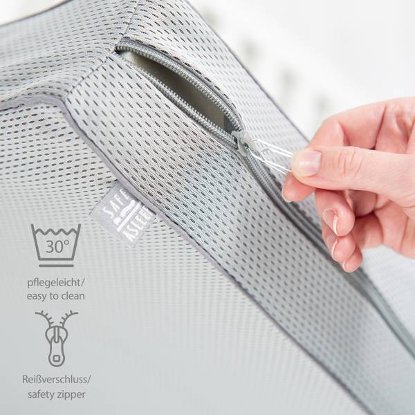Stubenbettmatratze Air Balance Premium Grau - 60 x 120 cm